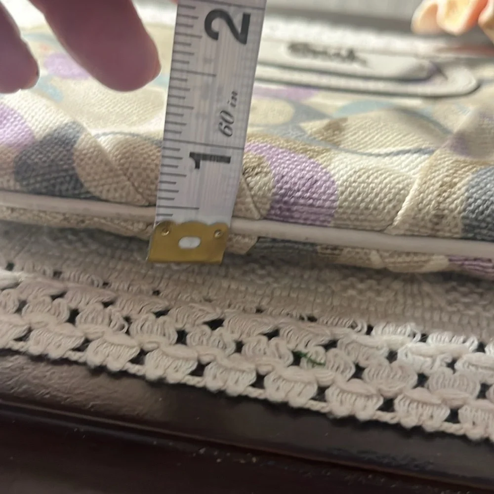 Coach Soho Op Art Large Wristlet Clutch(000)